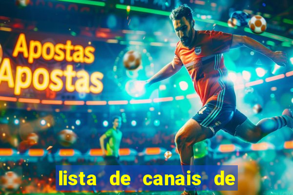 lista de canais de esporte iptv