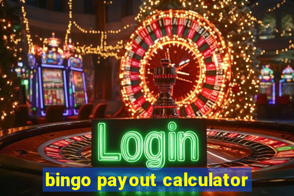 bingo payout calculator