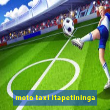 moto taxi itapetininga