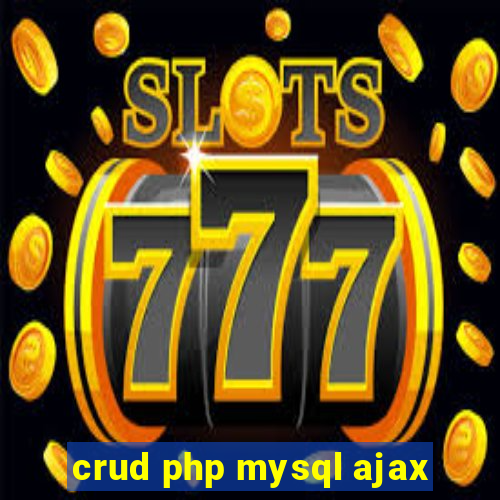 crud php mysql ajax