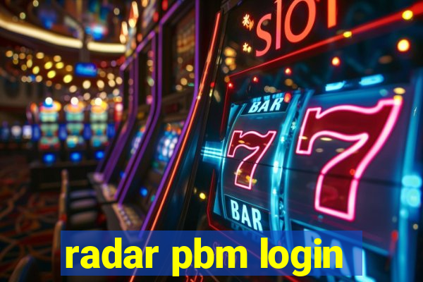 radar pbm login