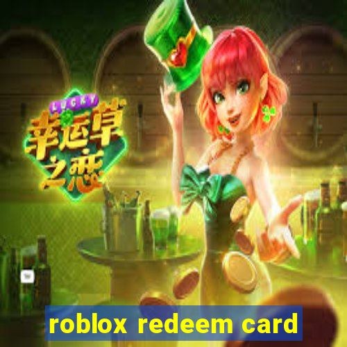 roblox redeem card