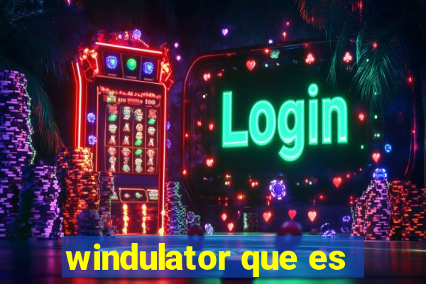 windulator que es