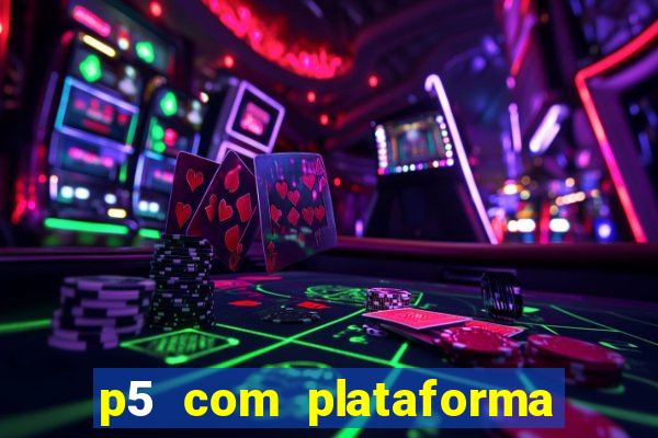 p5 com plataforma de jogos